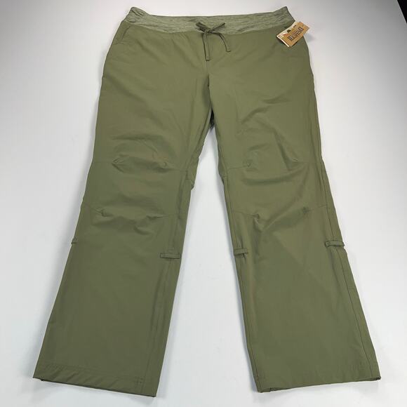 Duluth Trading Co. Armachillo Cooling Boot Cut Roll Leg Pants Green Size 18 - Picture 16 of 16
